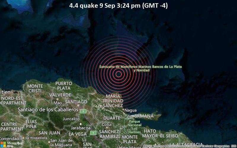 4.4 quake 9 Sep 3:24 pm (GMT -4)