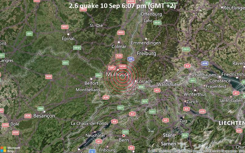 2.6 quake 10 Sep 6:07 pm (GMT +2)