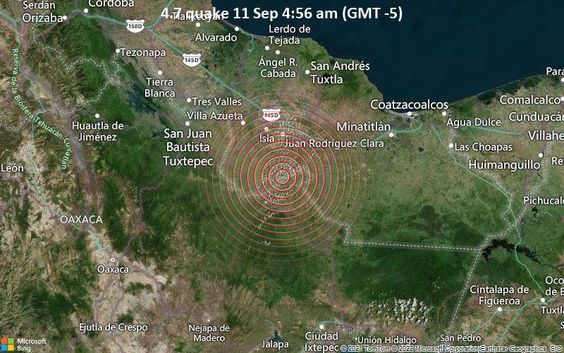 4.7 quake 11 Sep 4:56 am (GMT -5)