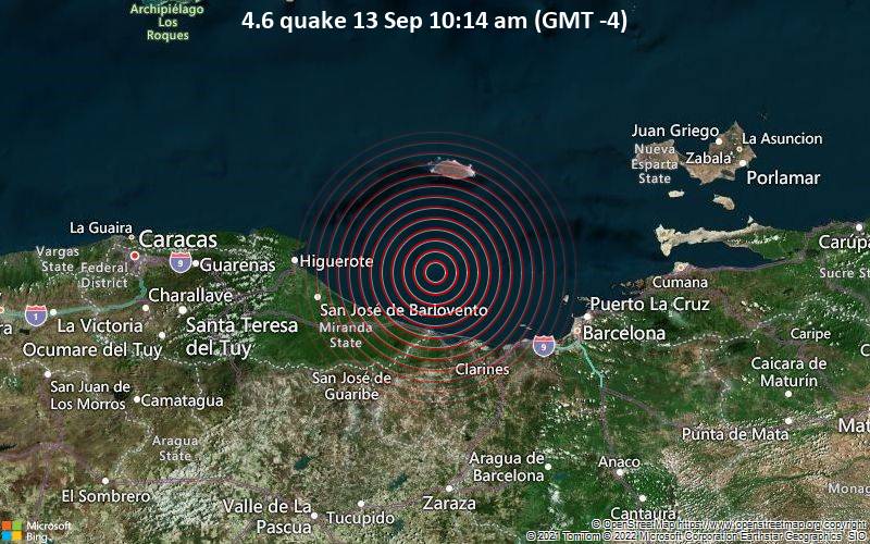 4.6 quake 13 Sep 10:14 am (GMT -4)
