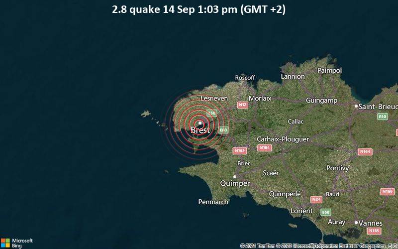 2.8 quake 14 Sep 1:03 pm (GMT +2)