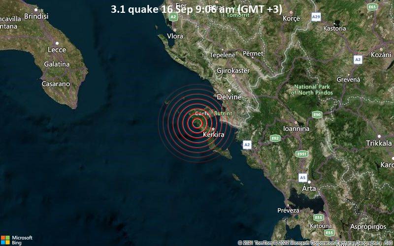 3.1 quake 16 Sep 9:06 am (GMT +3)