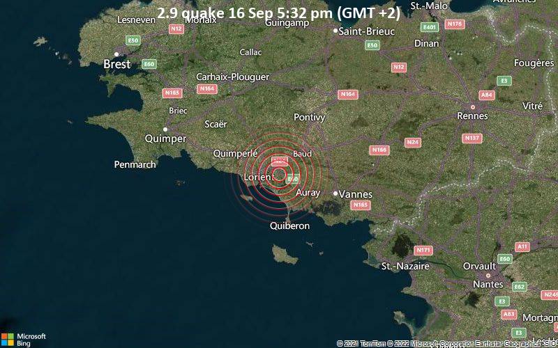 2.9 quake 16 Sep 5:32 pm (GMT +2)