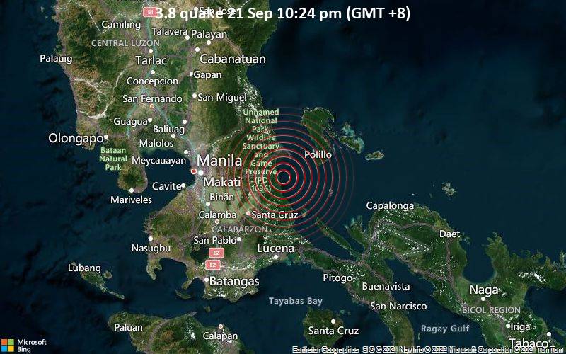 3.8 quake 21 Sep 10:24 pm (GMT +8)
