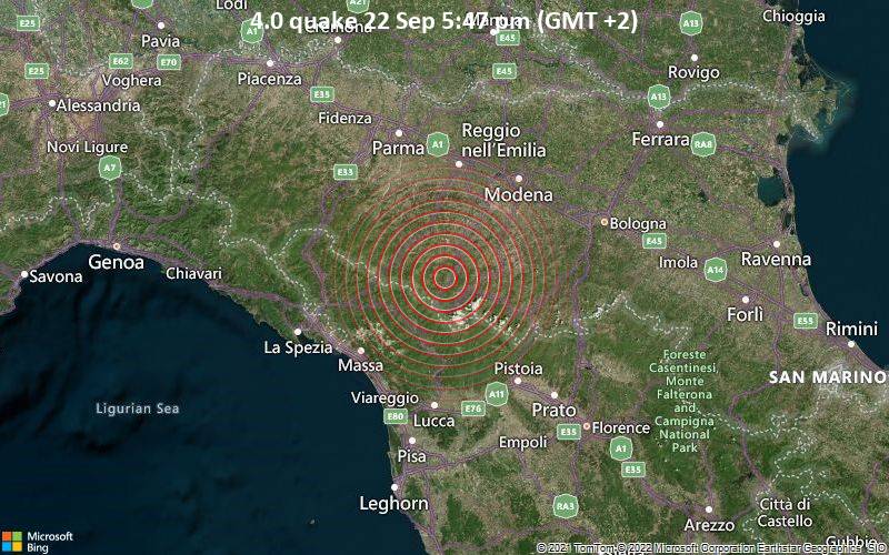 4.0 quake 22 Sep 5:47 pm (GMT +2)