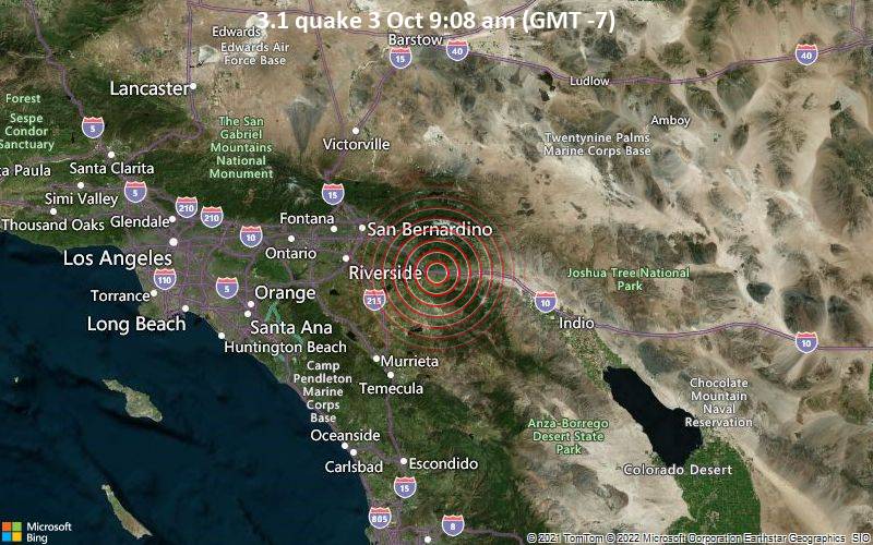 3.1 quake 3 Oct 9:08 am (GMT -7)