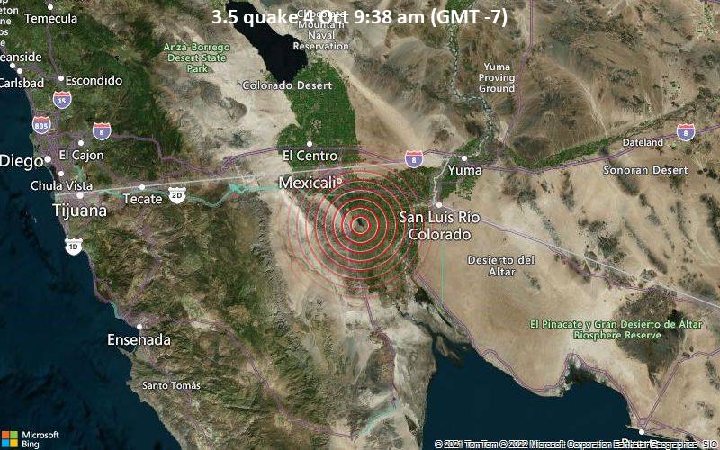 3.5 quake 4 Oct 9:38 am (GMT -7)