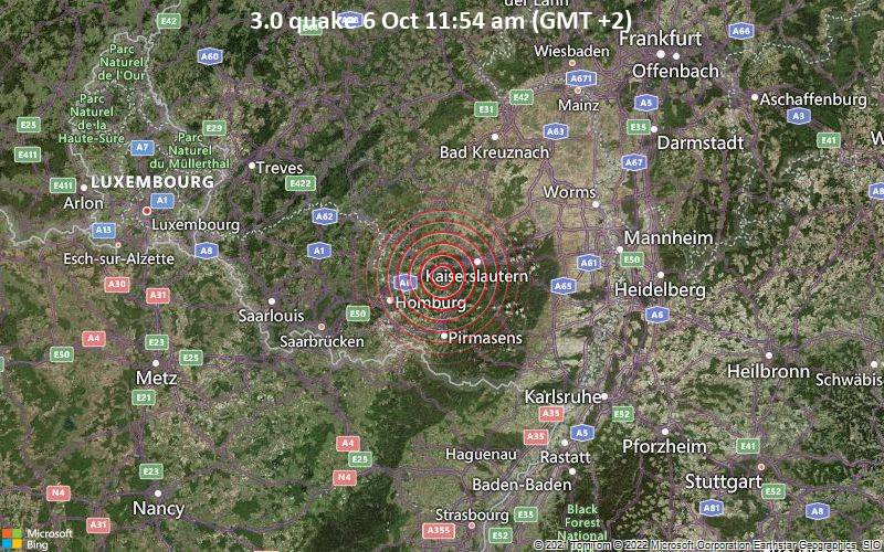 3.0 quake 6 Oct 11:54 am (GMT +2)