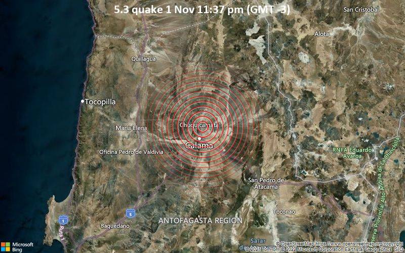 5.3 quake 1 Nov 11:37 pm (GMT -3)
