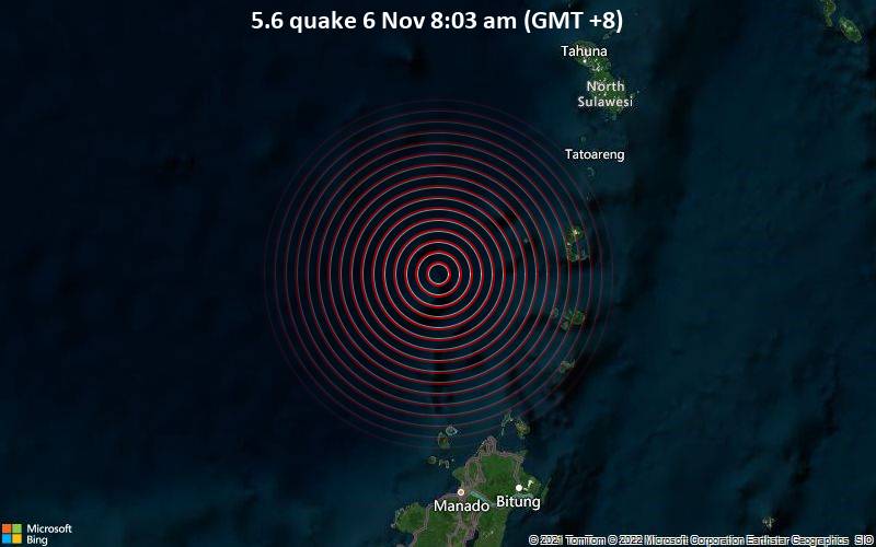 5.6 quake 6 Nov 8:03 am (GMT +8)