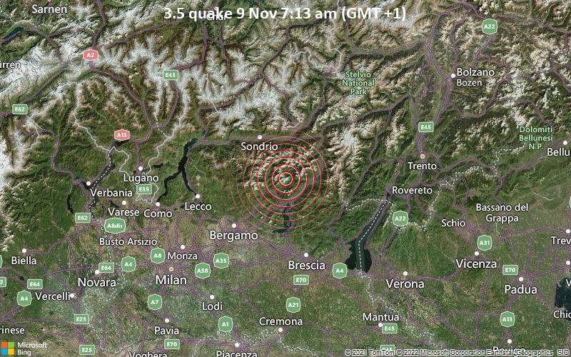 3.5 quake 9 Nov 7:13 am (GMT +1)