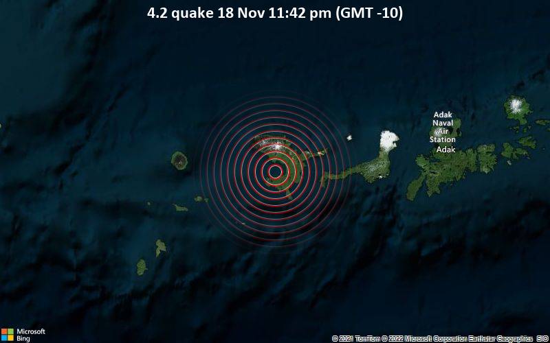 4.2 quake 18 Nov 11:42 pm (GMT -10)