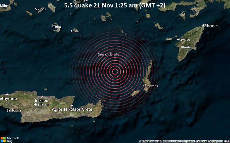 5.5 quake 21 Nov 1:25 am (GMT +2)