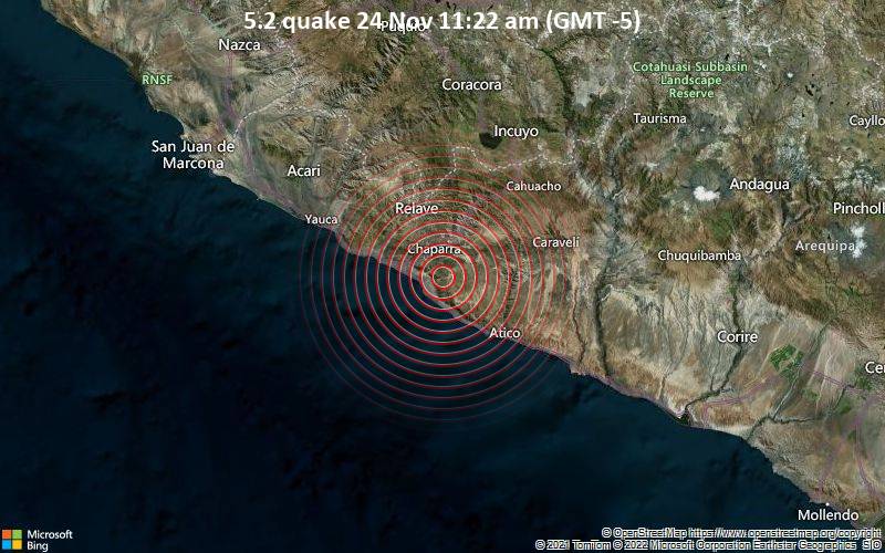 5.2 quake 24 Nov 11:22 am (GMT -5)