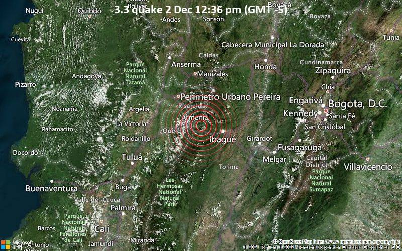 3.3 quake 2 Dec 12:36 pm (GMT -5)