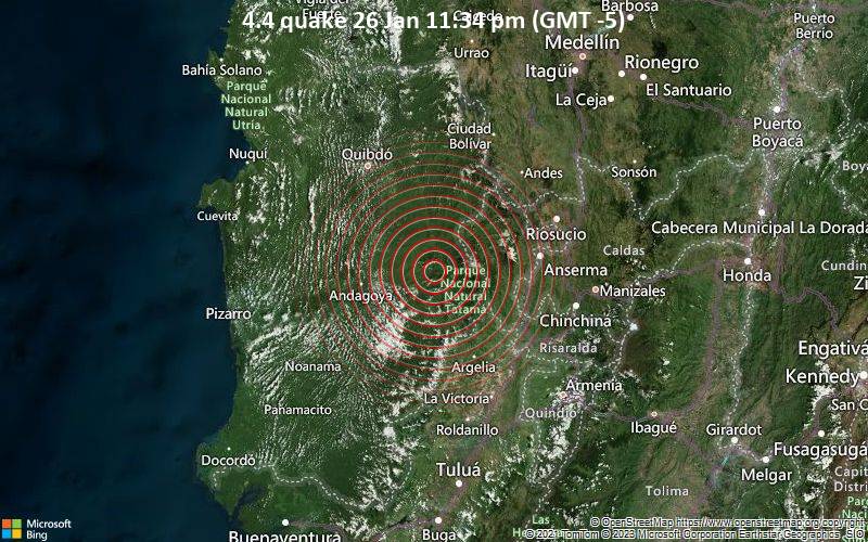 4.4 quake 26 Jan 11:34 pm (GMT -5)