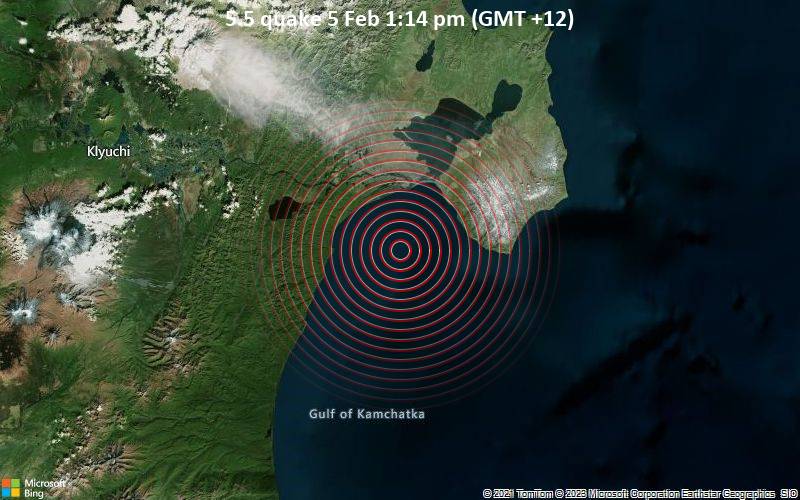 5.5 quake 5 Feb 1:14 pm (GMT +12)