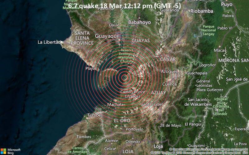 6.7 quake 18 Mar 12:12 pm (GMT -5)