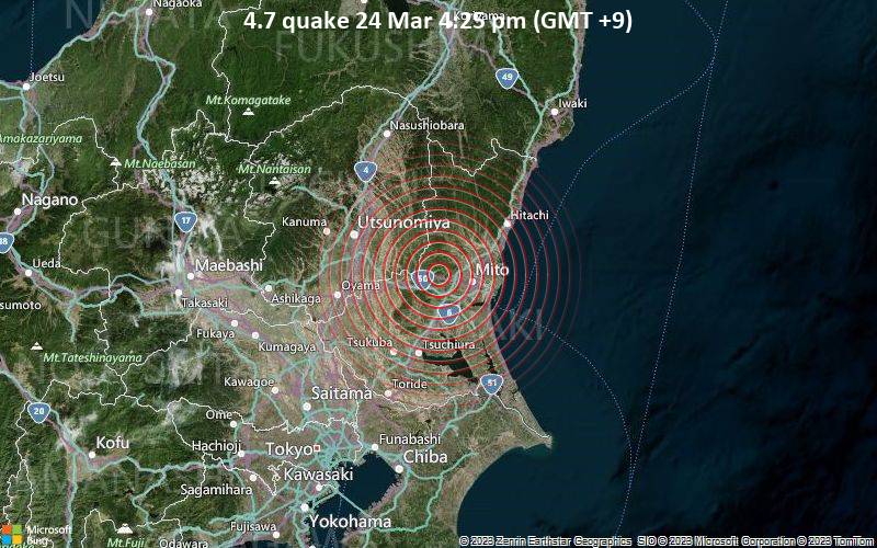 4.7 quake 24 Mar 4:25 pm (GMT +9)