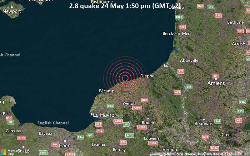 2.8 quake 24 May 1:50 pm (GMT +2)