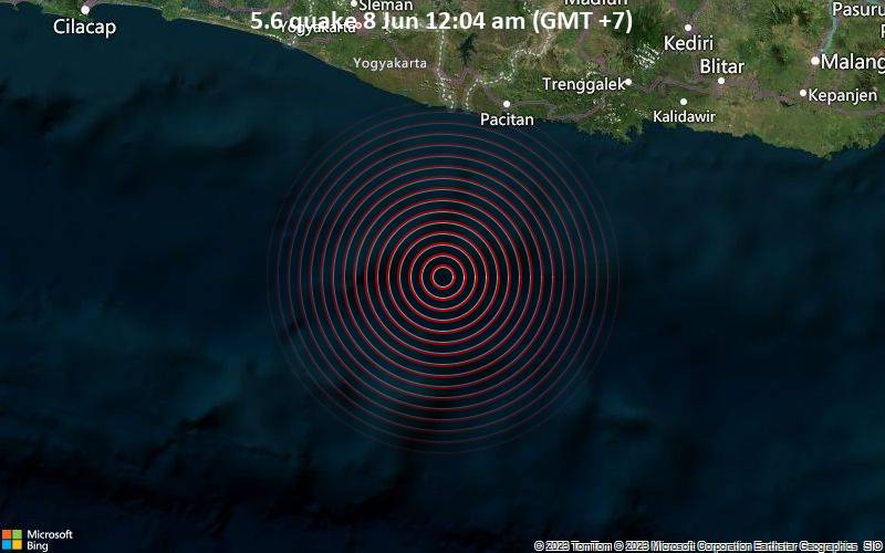 5.6 quake 8 Jun 12:04 am (GMT +7)