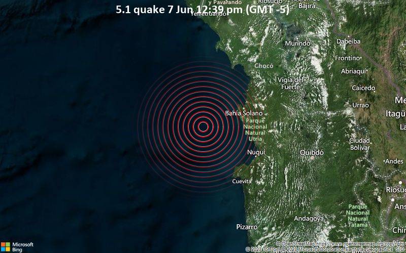 5.1 quake 7 Jun 12:39 pm (GMT -5)