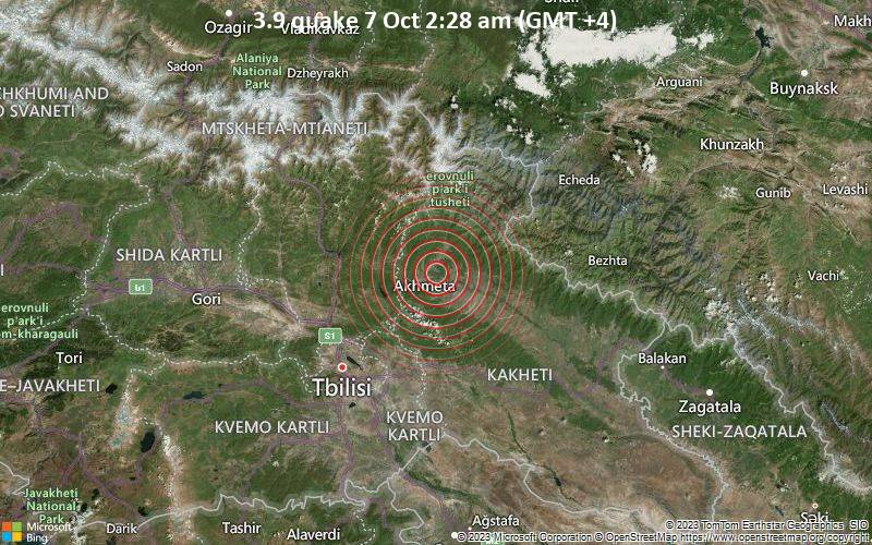 3.9 quake 7 Oct 2:28 am (GMT +4)