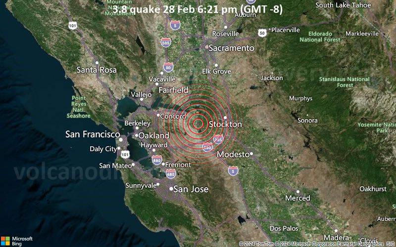 3.8 quake 28 Feb 6:21 pm (GMT -8)
