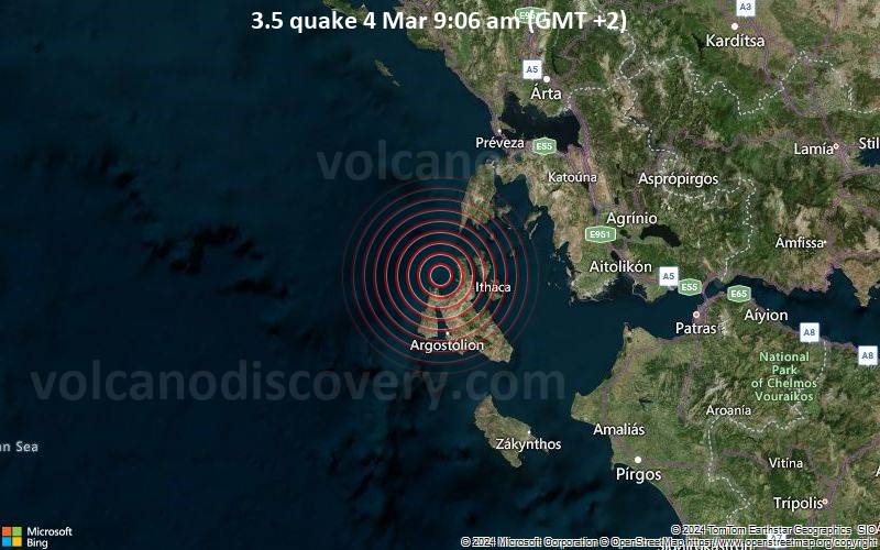 3.5 quake 4 Mar 9:06 am (GMT +2)
