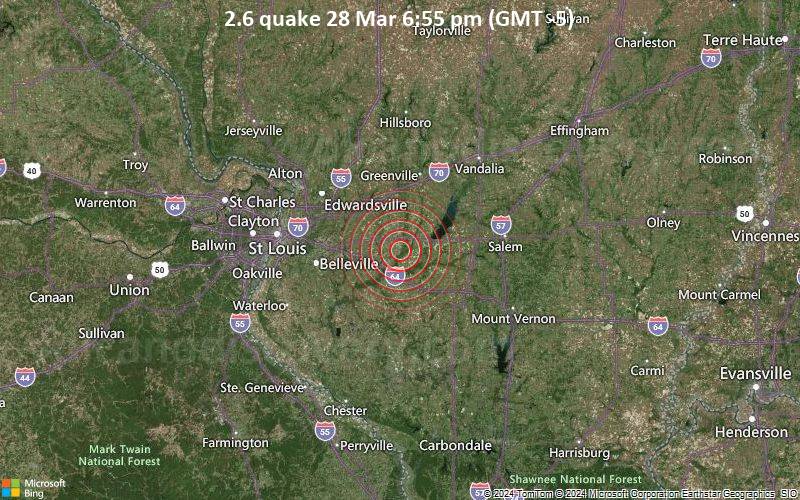 2.6 quake 28 Mar 6:55 pm (GMT -5)