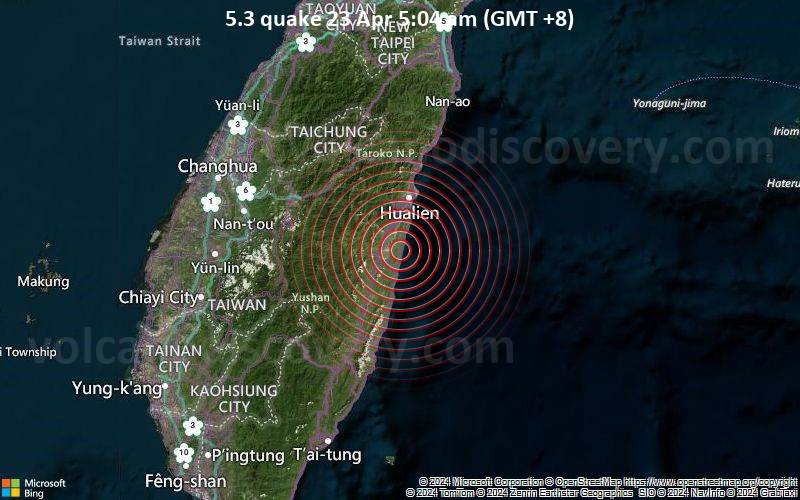 5.3 quake 23 Apr 5:04 am (GMT +8)