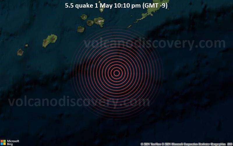 5.5 quake 1 May 10:10 pm (GMT -9)