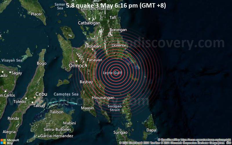 5.8 quake 3 May 6:16 pm (GMT +8)