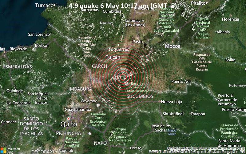 4.9 quake 6 May 10:17 am (GMT -5)
