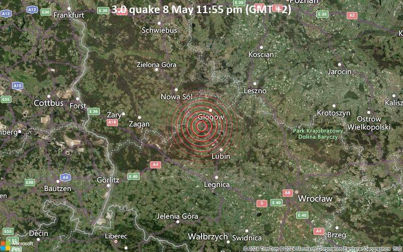 3.0 quake 8 May 11:55 pm (GMT +2)