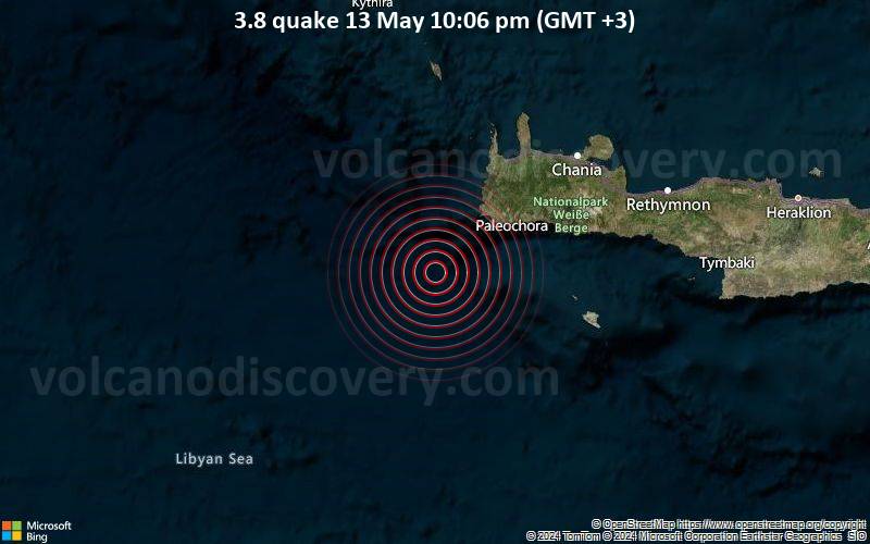 3.8 quake 13 May 10:06 pm (GMT +3)