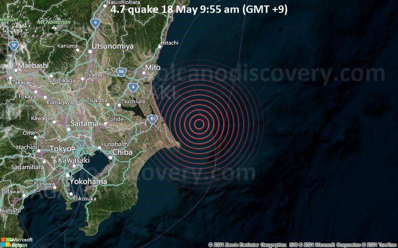 4.7 quake 18 May 9:55 am (GMT +9)