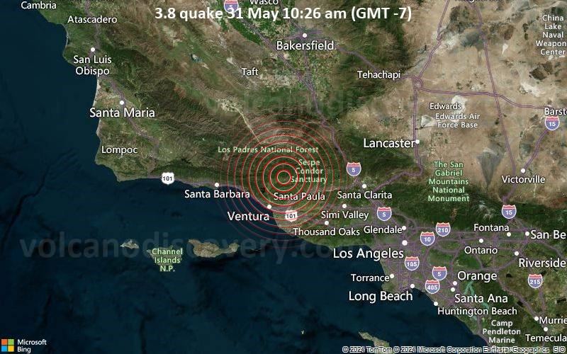 3.8 quake 31 May 10:26 am (GMT -7)