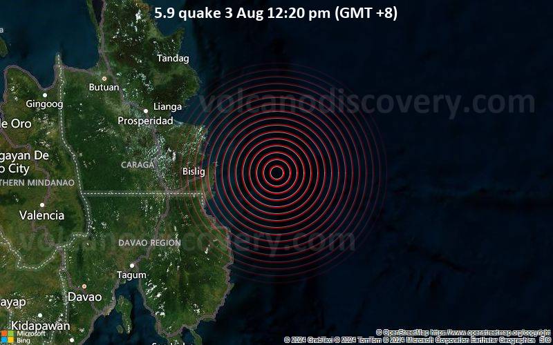 5.9 quake 3 Aug 12:20 pm (GMT +8)