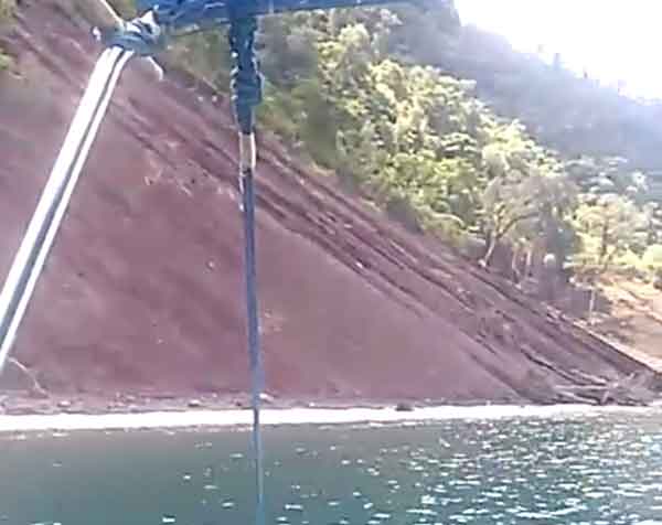 View of the beach of Rakata island in Jan 2019, destroyed by tsunami on 22 Dec 2018 (image: Black / VolcanoDiscovery)