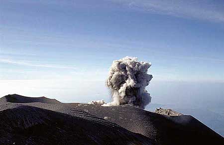 Ash eruption at Semeru (2)