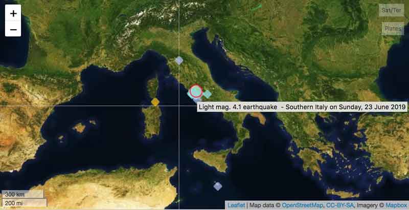 Ultimi terremoti in Italia oggi: Scosse del 21 febbraio 2024