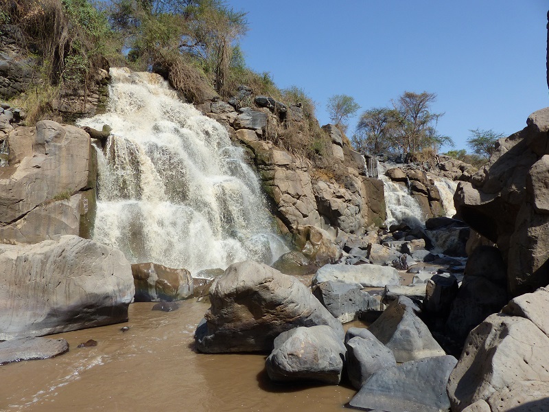 Awash waterfalls in the National Park (Ingrid Smet - November 2015)