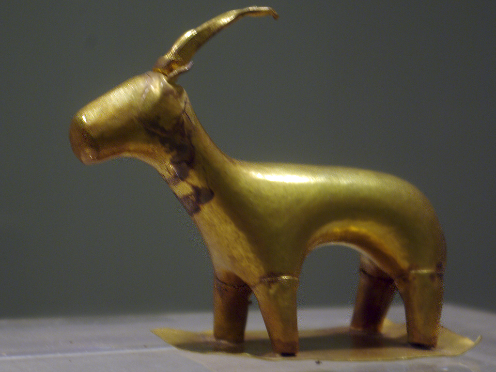 The golden ram from Acrotiri