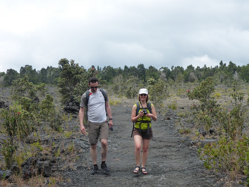 Exploring the Mauna Ulu eruption site