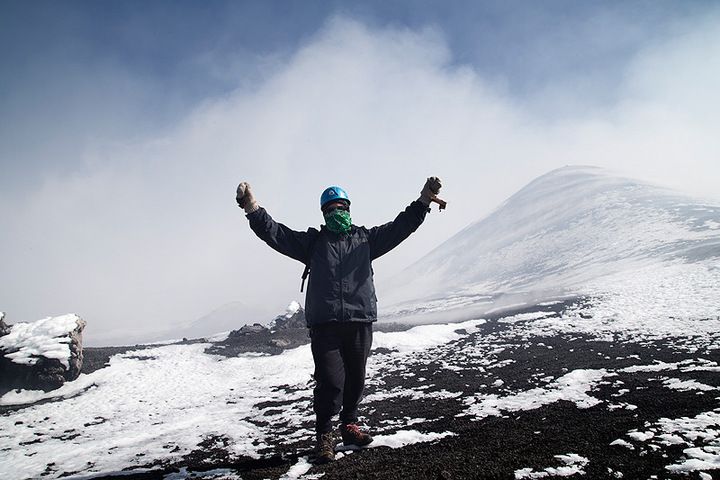 After a strenuous ascent the feeling to be on the top of the mountain will erase all your tiredness and would be rewarding (photo: Emanuela Carone)