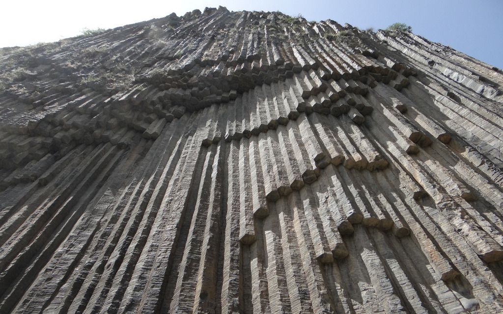 Basalt columns in the gorge "Symphony of Stones"
