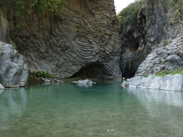 The Gorge of the river Alcantara