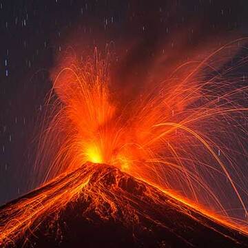 Volcano expedition to Santoaguito, Fuego and Pacaya volcanoes