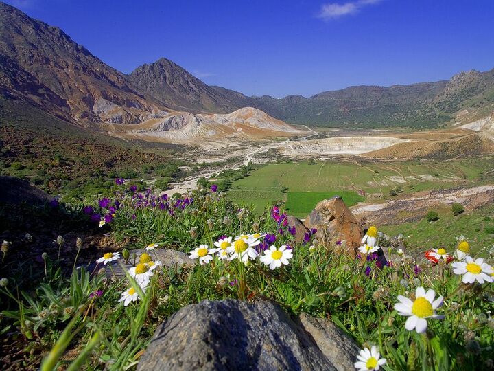 The caldera of Nisyros volcano